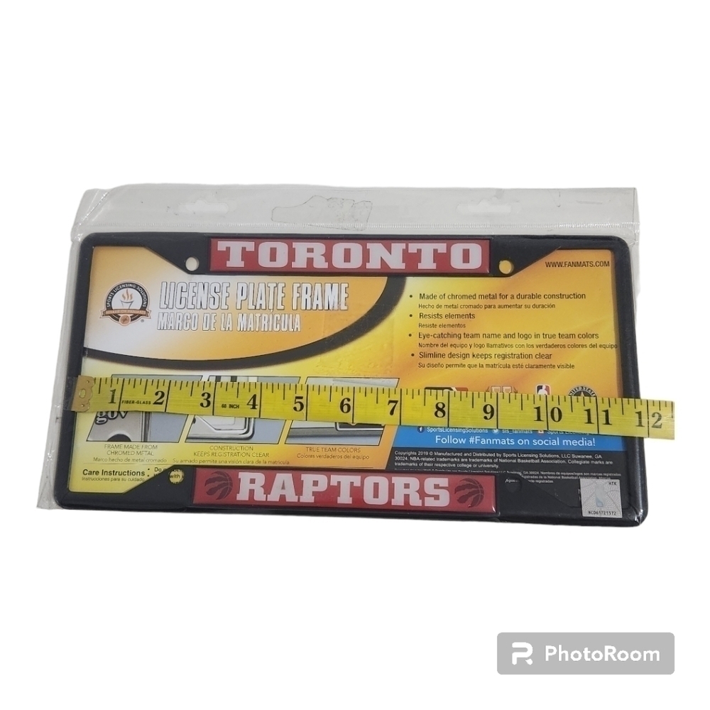 Toronto Raptors License Plate Frame - Picture 5 of 5